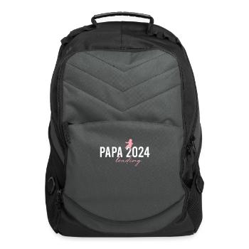 papa 2024 loading - Computer Backpack - charcoal - Front