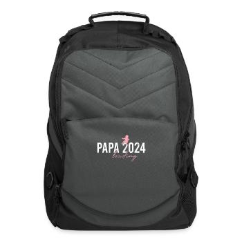 papa 2024 loading - Computer Backpack - charcoal - Front