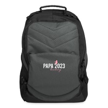 papa 2023 loading - Computer Backpack - charcoal - Front