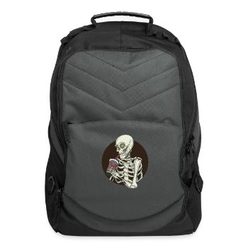 Sceleton Bubble Tea - Computer Backpack - charcoal - Front