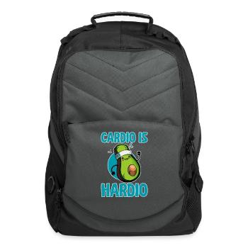 Cardio Is Hardio 4 - Computer Backpack - charcoal - Front