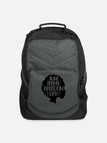 Juneteenth freedom day - Computer Backpack - charcoal