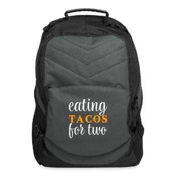 Eating Tacos For Two - Computer Backpack - charcoal - Front