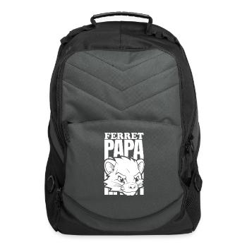 Ferret Papa - Computer Backpack - charcoal - Front
