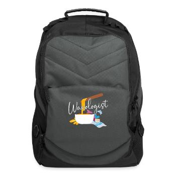 Cute Esthetician Skincare - Computer Backpack - charcoal - Front