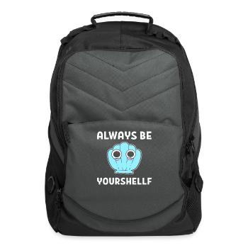 Sea Shell Pun Shell Collector - Computer Backpack - charcoal - Front