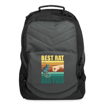 Rat Dad Best Rat Dad Ever - Computer Backpack - charcoal - Front