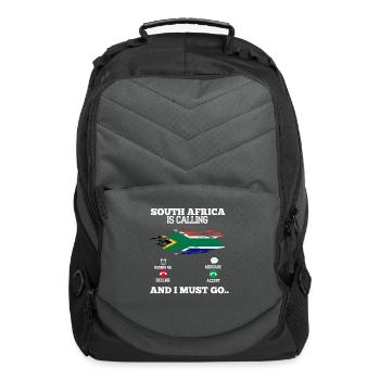 South Africa Lion - Computer Backpack - charcoal - Front
