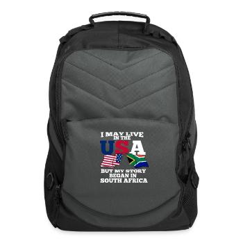 South Africa Is Calling - Computer Backpack - charcoal - Front