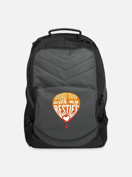 Hot Air Balloon Adventure Adventurer - Computer Backpack - charcoal
