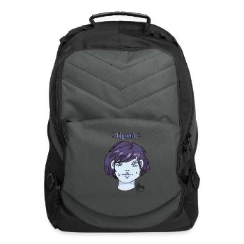Bi Panic girl Premium Scoop - Computer Backpack - charcoal - Front