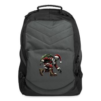 Santa Claus Zombie Horror Christmas - Computer Backpack - charcoal - Front