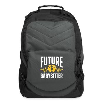 Nanny Daycare Provider Babysitter - Computer Backpack - charcoal - Front