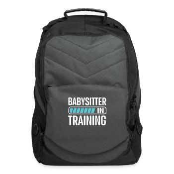 Nanny Daycare Provider Babysitter - Computer Backpack - charcoal - Front