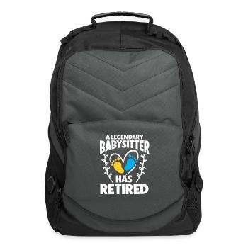 Nanny Daycare Provider Babysitter - Computer Backpack - charcoal - Front