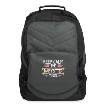 Nanny Daycare Provider Babysitter - Computer Backpack - charcoal - Front