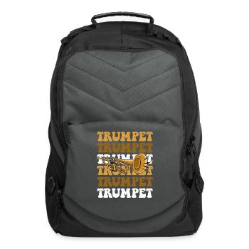 trums - Computer Backpack - charcoal - Front