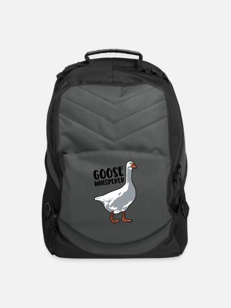 Goose Whisperer - Computer Backpack - charcoal