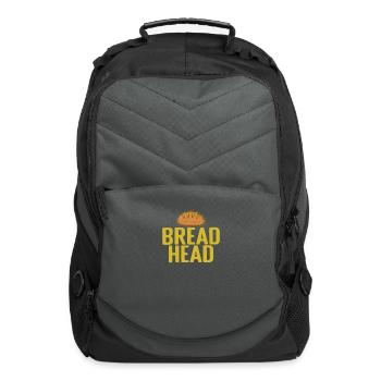 Bread Head Baker Baked Goods - Computer Backpack - charcoal - Front