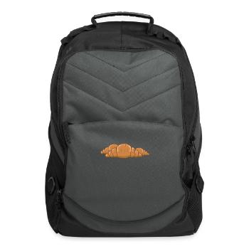 french Croissant Baker - Computer Backpack - charcoal - Front