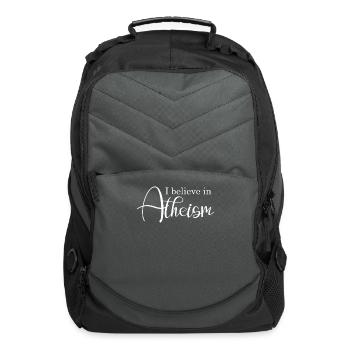 Atheism Atheist Agnostic Non-Believer - Computer Backpack - charcoal - Front