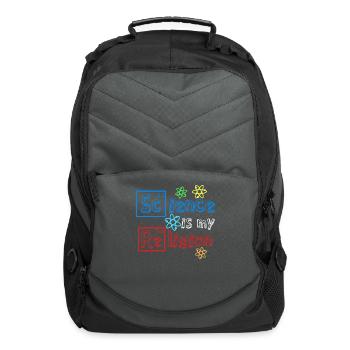 Science Atheist Agnostic Atheism - Computer Backpack - charcoal - Front