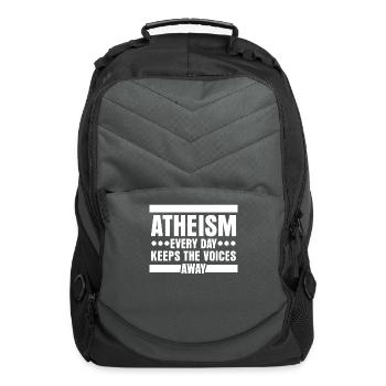 Atheism Atheist Science Agnostic - Computer Backpack - charcoal - Front