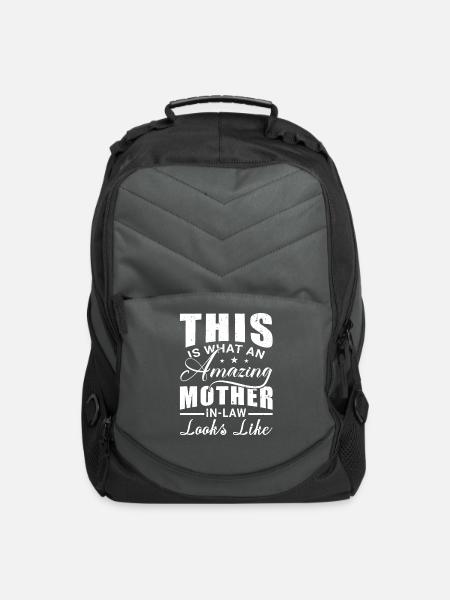 This Is What an Amazing Mother-In-Law Mother's Day - Computer Backpack - charcoal