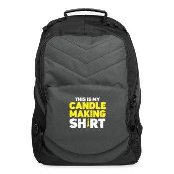 Candle Maker Candle Making - Computer Backpack - charcoal - Front