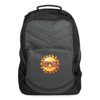 Hot Weather Cool Shades Sun Expression - Computer Backpack - charcoal - Front