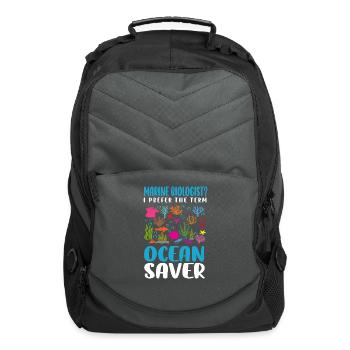 Marine Biologist Ocean Saver - Computer Backpack - charcoal - Front