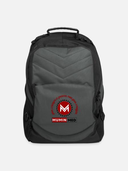 Muminmed Logo - Computer Backpack - charcoal