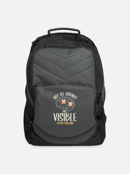 Stop Bullying Anti Bully Prevention - Computer Backpack - charcoal