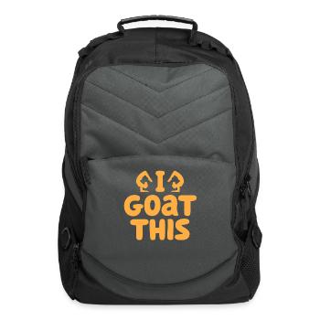I Goat This Yoga Enthusiast - Computer Backpack - charcoal - Front