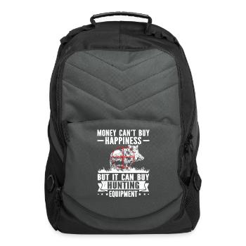 Wild Hog Hunt Happiness Wild Boar Hunter - Computer Backpack - charcoal - Front