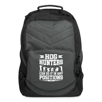 Wild Hog Hunter Wild Boar Hunter - Computer Backpack - charcoal - Front