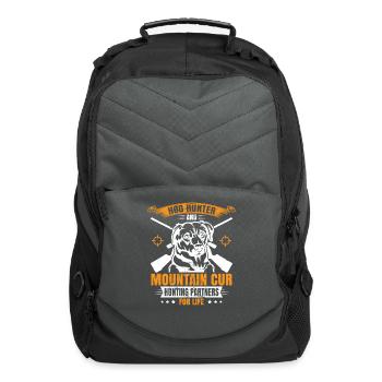 Wild Hog Hunter Mountain Cur Wild Boar - Computer Backpack - charcoal - Front