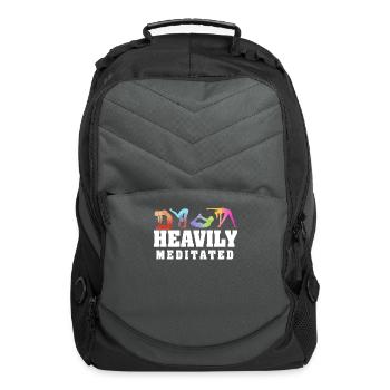 Heavily Meditated - Computer Backpack - charcoal - Front