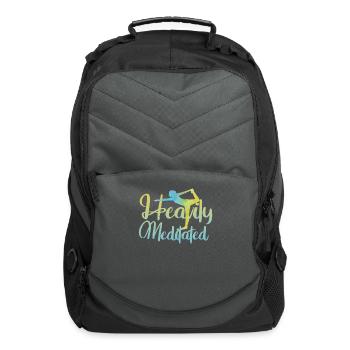 Heavily Meditated - Computer Backpack - charcoal - Front
