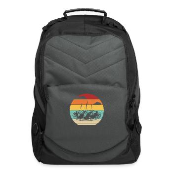 Retro Bread Maker Bread Dough Bread Queen Lover - Computer Backpack - charcoal - Front