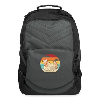 Retro Bread Dough Bread Maker Bread Queen Lover - Computer Backpack - charcoal - Front