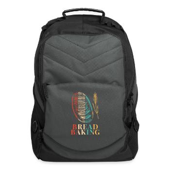 Retro Bread Maker Bread Dough Bread Queen Lover - Computer Backpack - charcoal - Front