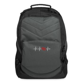 Bread Baking Heartbeat Bread Maker Bread Dough - Computer Backpack - charcoal - Front