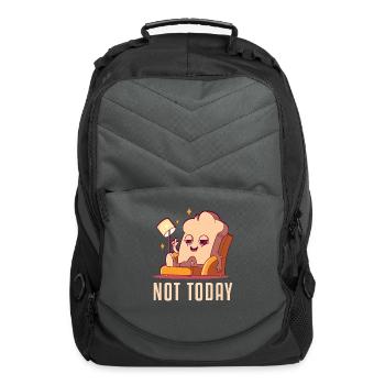 Not Today Bread Maker Bread Dough Bread Queen - Computer Backpack - charcoal - Front