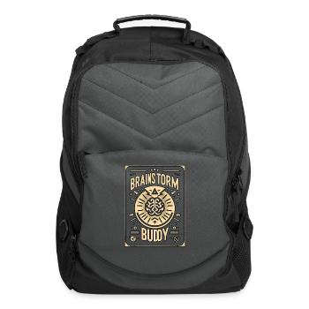 Brainstorm Buddy 6 - Computer Backpack - charcoal - Front