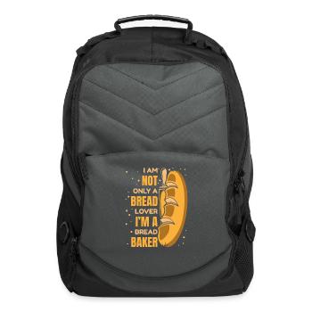 Not Only A Bread Lover Bread Maker Bread Dough - Computer Backpack - charcoal - Front