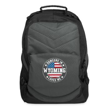 Someone In Wyoming Loves Me - Computer Backpack - charcoal - Front