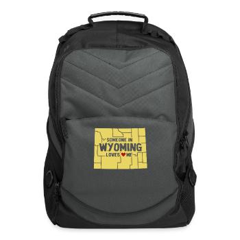 Someone In Wyoming Loves Me - Computer Backpack - charcoal - Front
