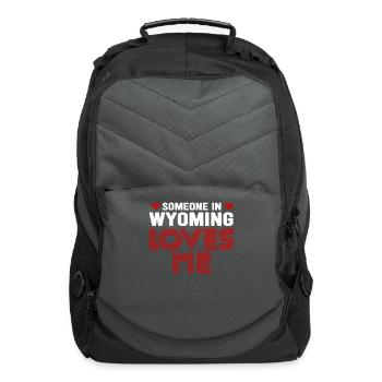 Someone In Wyoming Loves Me - Computer Backpack - charcoal - Front