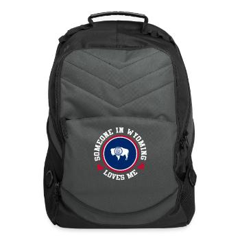 Someone In Wyoming Loves Me - Computer Backpack - charcoal - Front